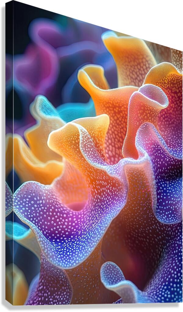 Chromatic Coral Rhapsody H29NJP 62 Canvas Print