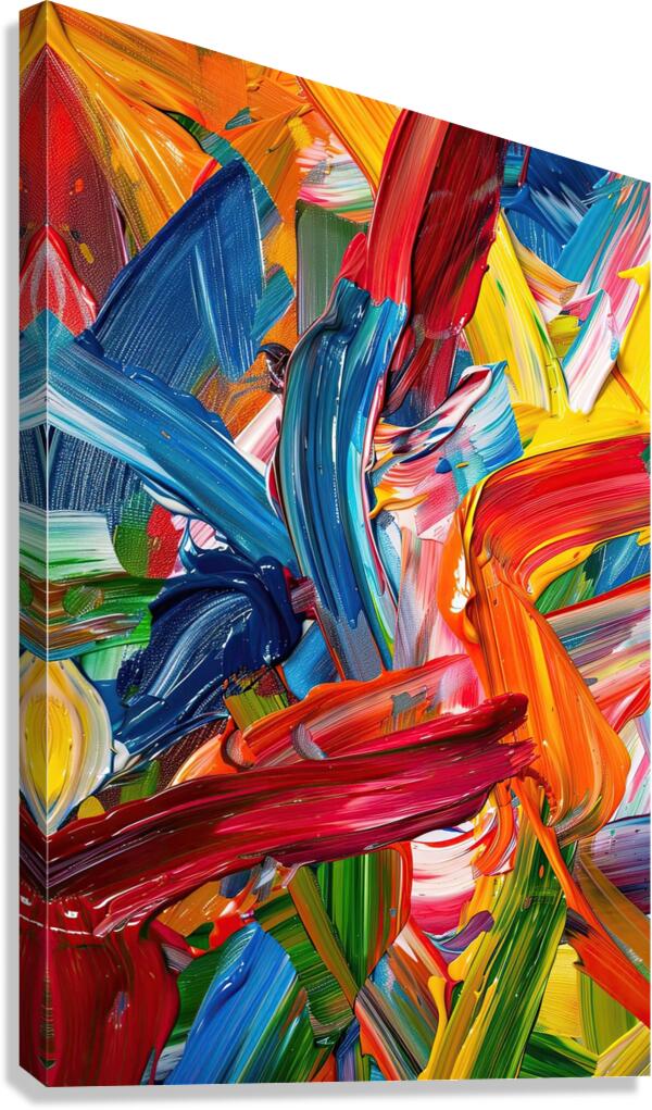 Chromatic Dance 7892B 45 Canvas Print