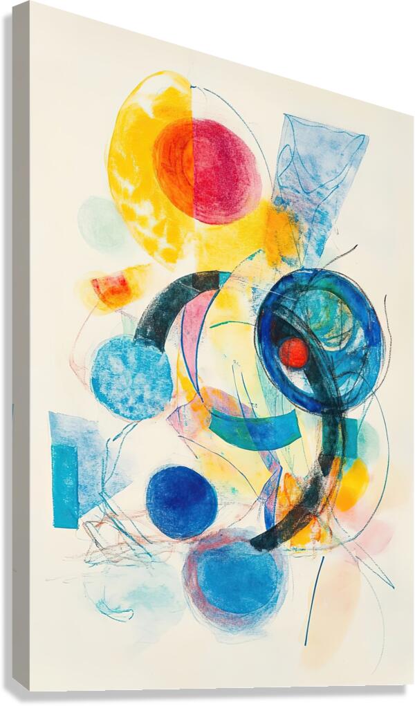 Chromatic Dance 7H29NP 47 Canvas Print