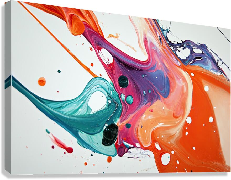Chromatic Dance 48H9N2 60 Canvas Print