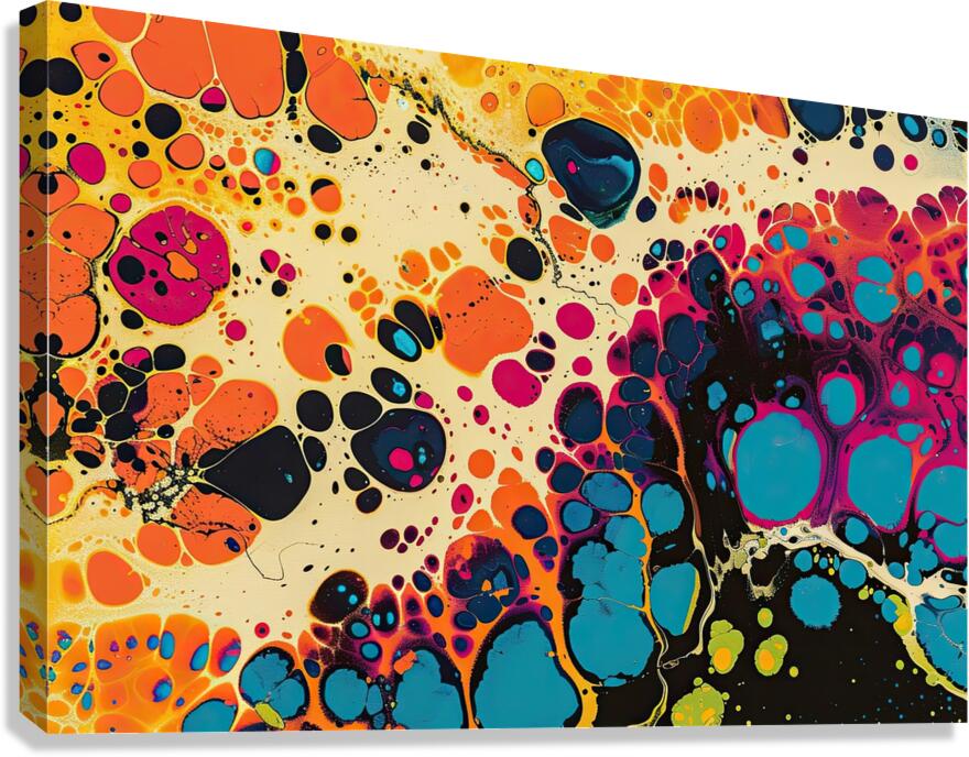 Chromatic Dance H39N2J 55 Canvas Print