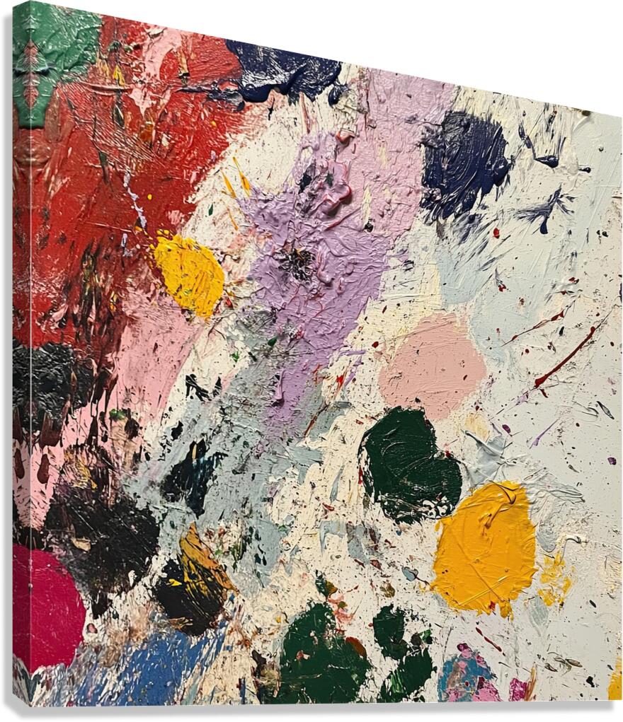 Chromatic Dance H9P4N2 48 Canvas Print