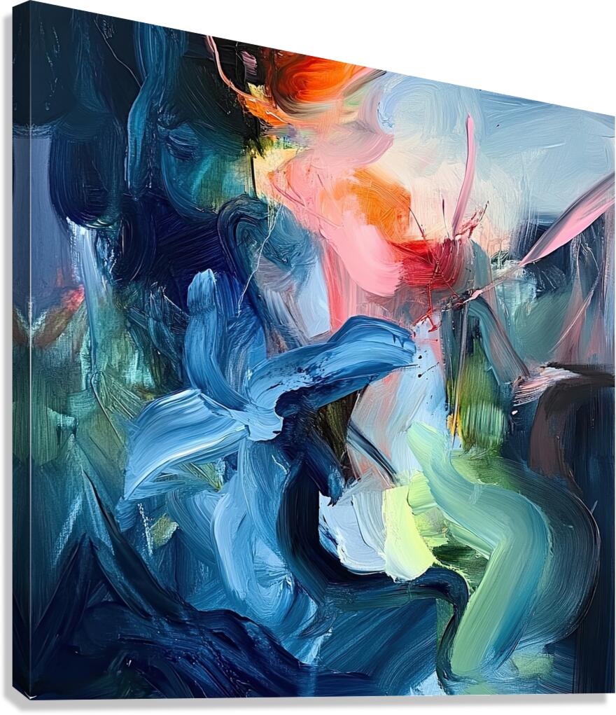 Chromatic Dance H92N3Z 57 Canvas Print