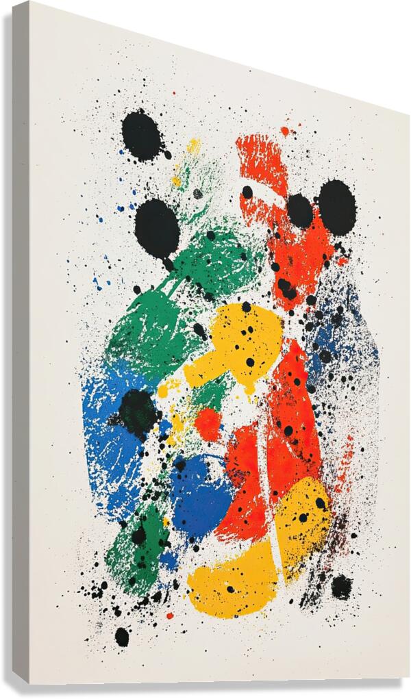 Chromatic Dance K82P9Z 48 Canvas Print