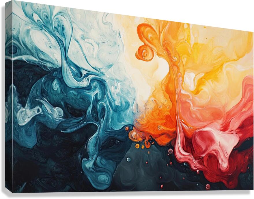 Chromatic Dance Y392HN 60 Canvas Print