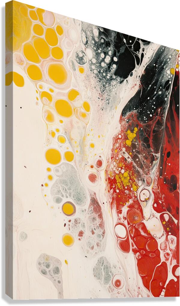 Chromatic Dance Y392N5 45 Canvas Print