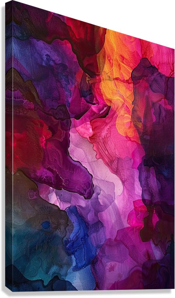 Chromatic Fusion 489ZNJ 60 Canvas Print