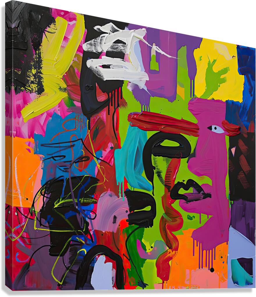 Chromatic Fusion Y59H2N 55 Canvas Print