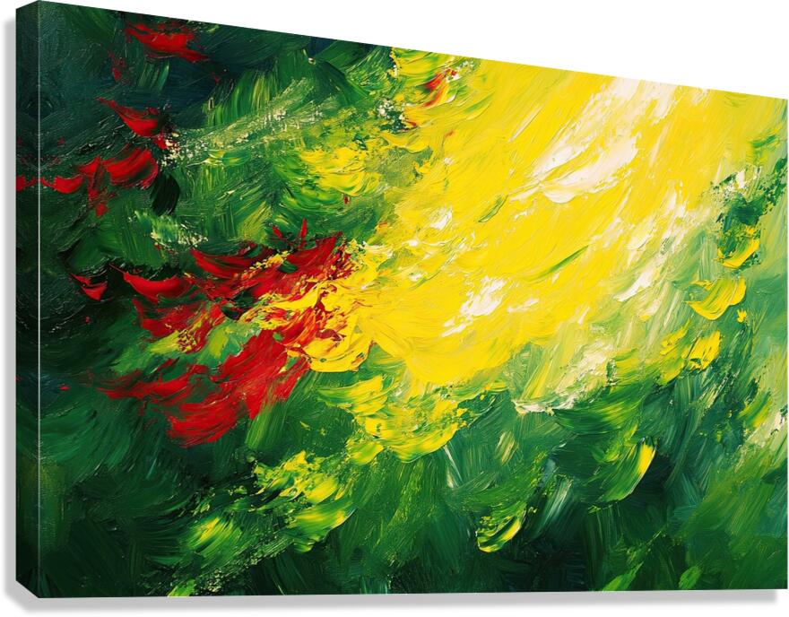 Chromatic Fusion Y5G9R2 48 Canvas Print