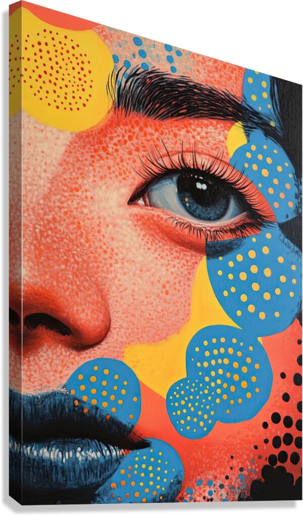 Chromatic Gaze 2P3H9N 57 Canvas Print