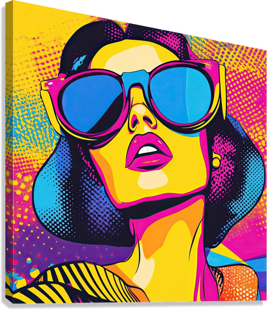 Chromatic Gaze Y29KHP 48 Canvas Print