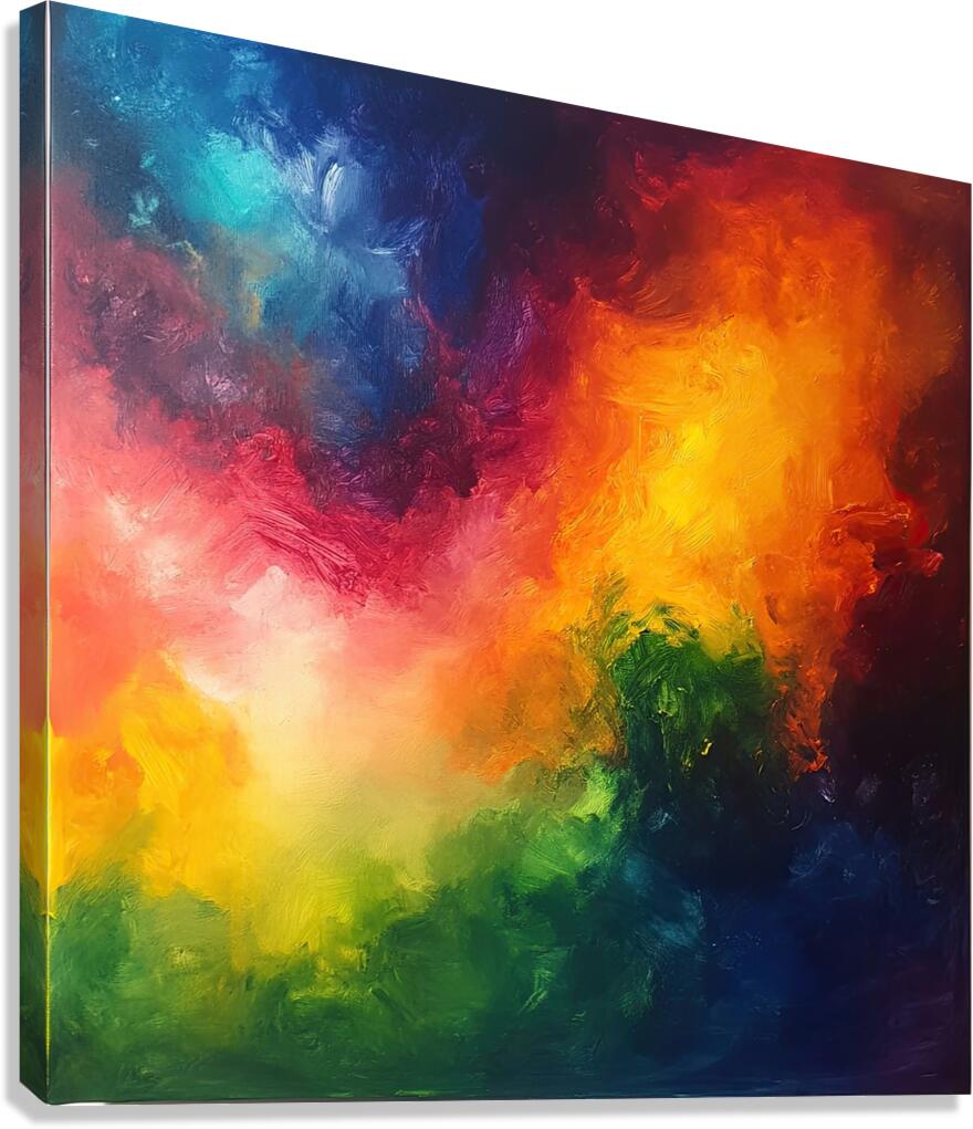 Chromatic Genesis H9P2N8 55 Canvas Print