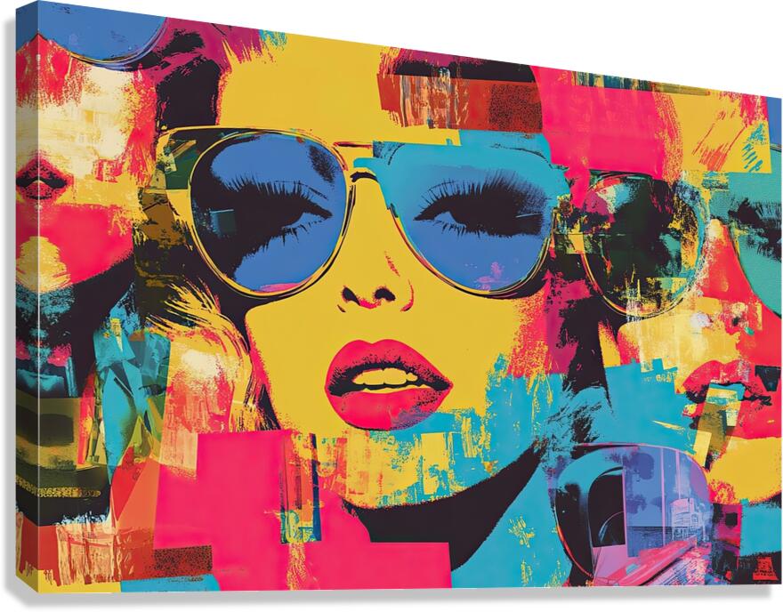 Chromatic Glamour Burst Y92HK8 60 Canvas Print