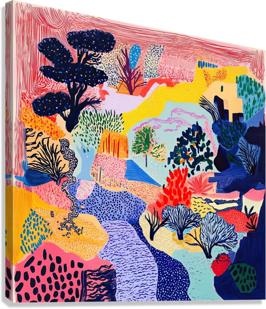 Chromatic Grove N92H7P 60 Canvas Print