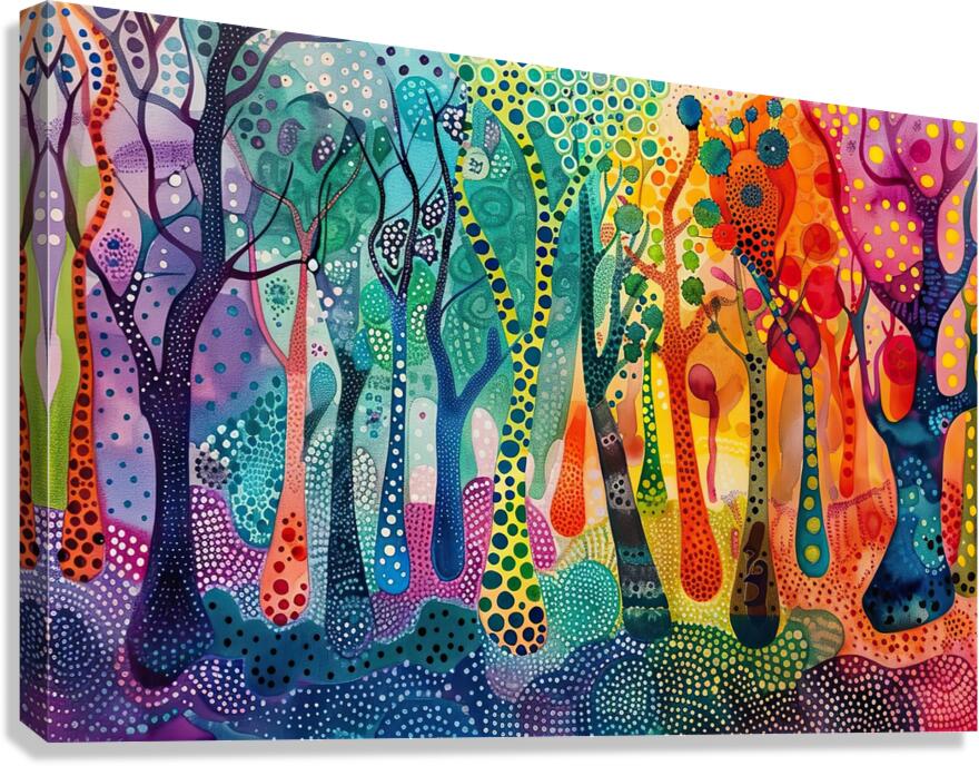 Chromatic Grove HZ92N3 62 Canvas Print