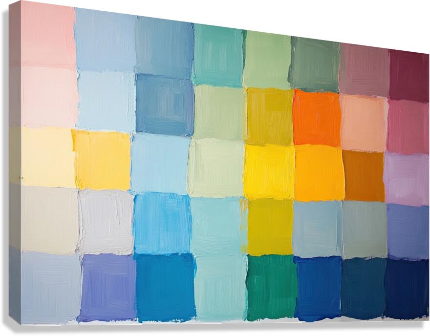 Chromatic Harmony 49Z8N2 55 Canvas Print