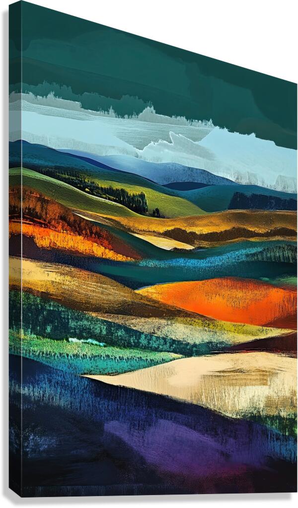 Chromatic Hills 794DN2 55 Canvas Print
