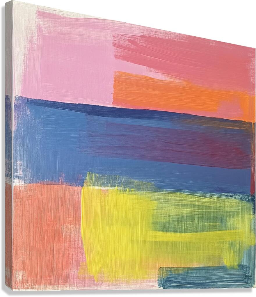 Chromatic Horizons 7P3H2N 53 Canvas Print