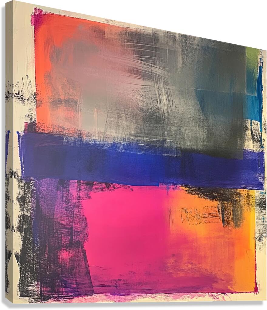 Chromatic Horizons H3C9N2 58 Canvas Print