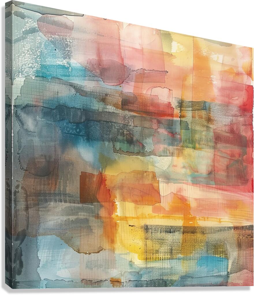 Chromatic Horizons H3N2P9 50 Canvas Print