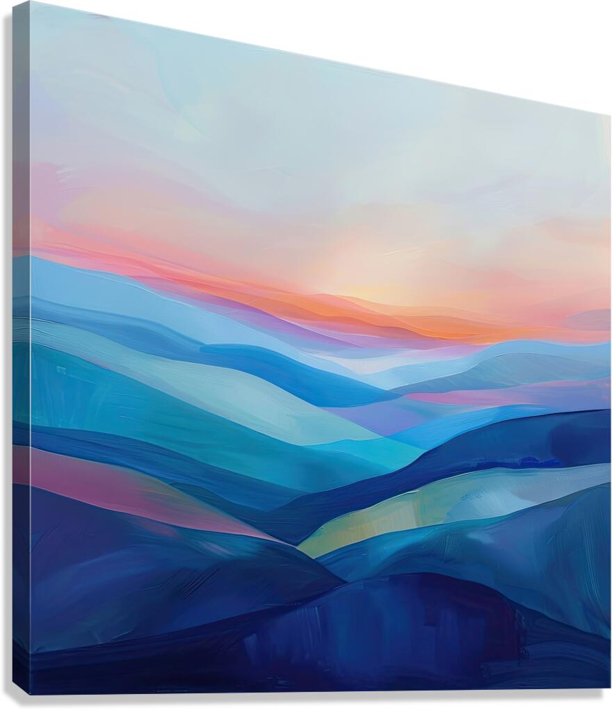 Chromatic Horizons H3P9N2 53 Canvas Print