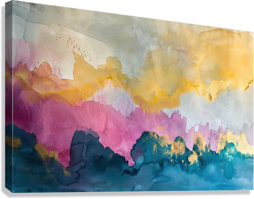 Chromatic Horizons H9P4N2 58 Canvas Print