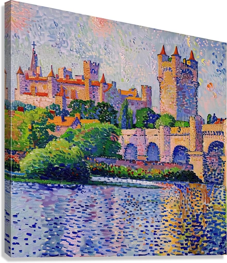 Castle River Light H29N5Z 65 Canvas Print