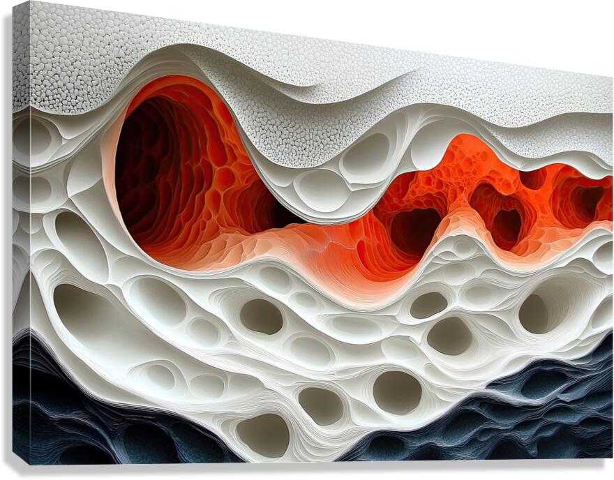 Caverns of Light Y92H7N 62 Canvas Print