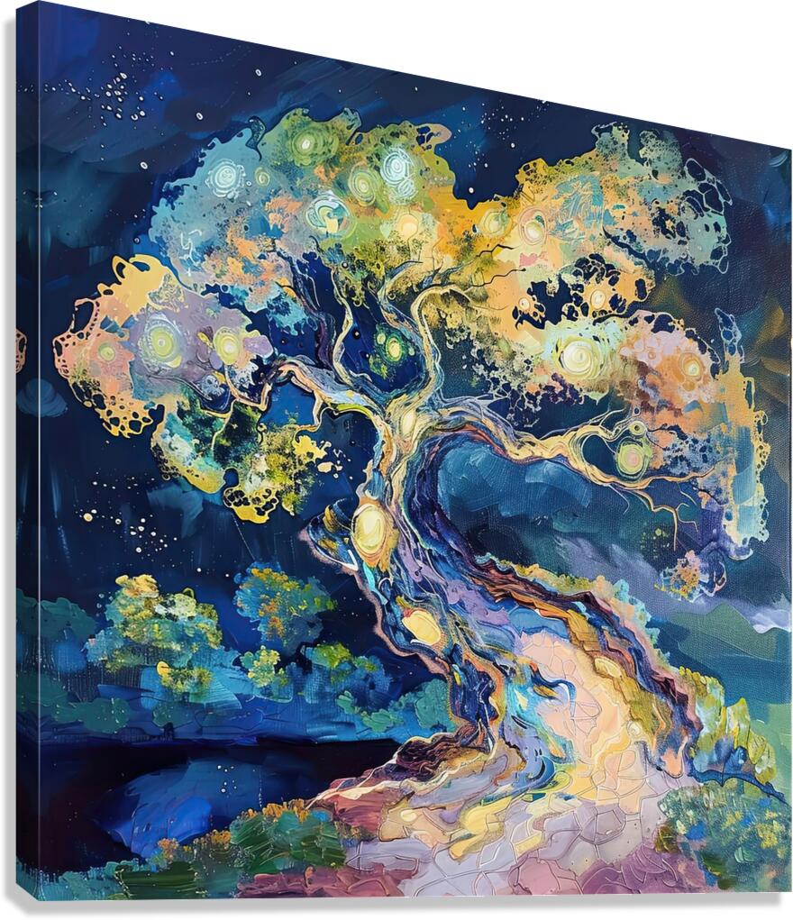 Celestial Arbor NZ92HJ 55 Canvas Print