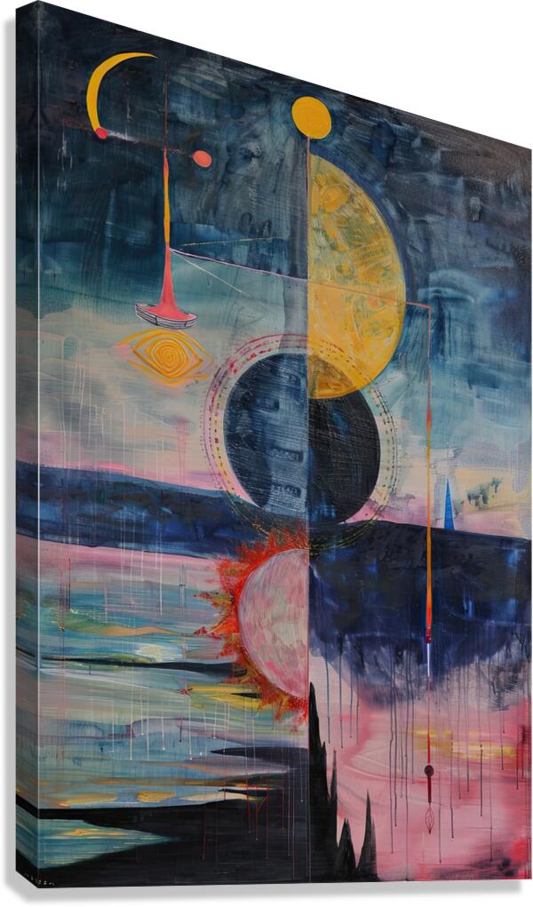 Celestial Balance 49ZHP2 50 Canvas Print