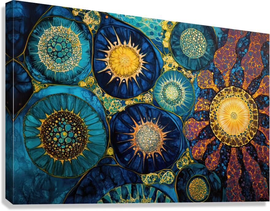 Celestial Blooms ZX492K 57 Canvas Print