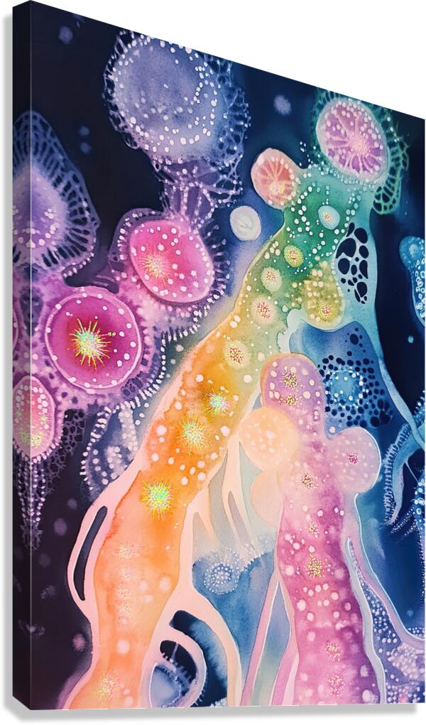 Celestial Bloom NZ92H4 60 Canvas Print