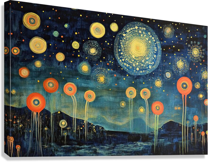 Celestial Bloom NZ92H8 60 Canvas Print