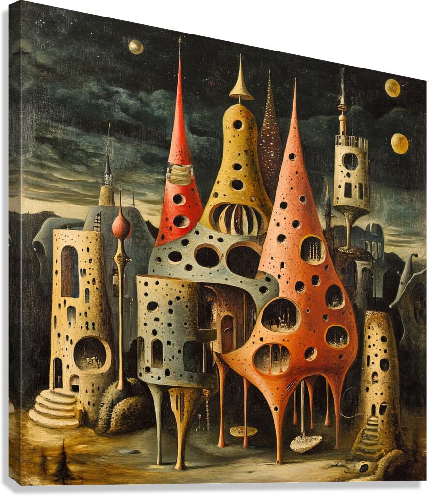 Celestial Cityscapes Y92H7N 60 Canvas Print