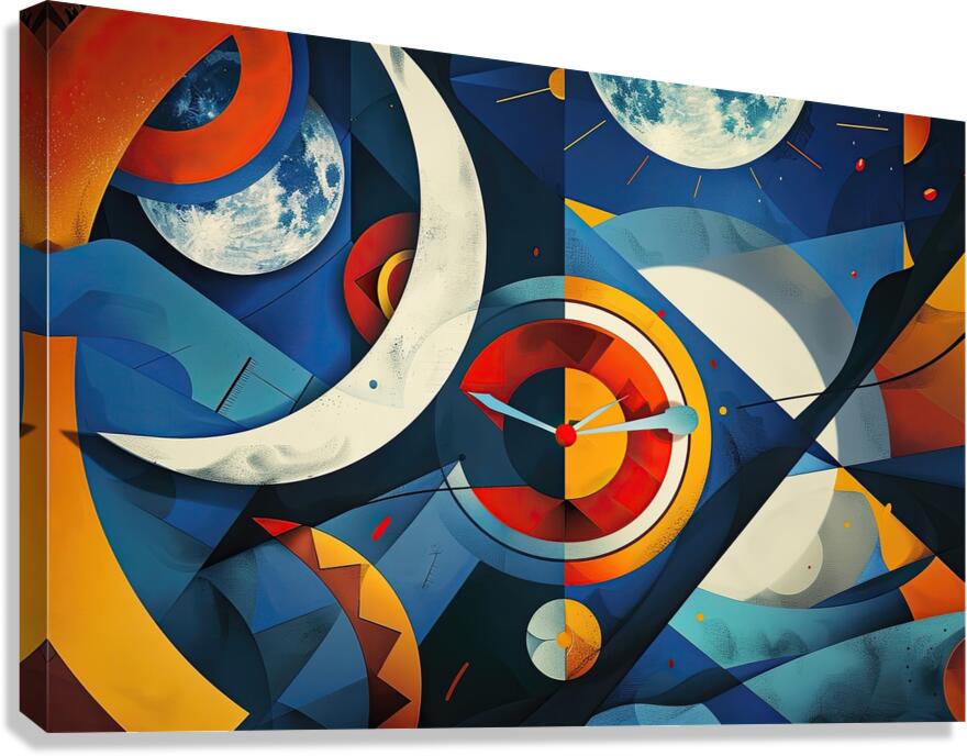 Celestial Clockwork 92HJ8P 63 Canvas Print