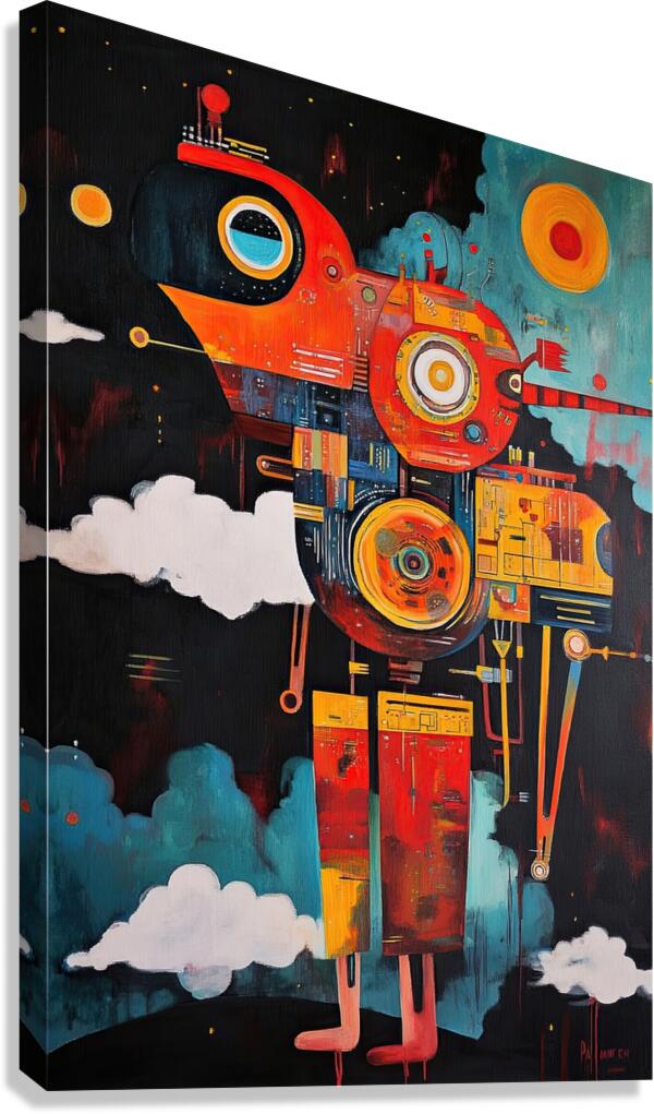 Celestial Construct 78HNPZ 57 Canvas Print