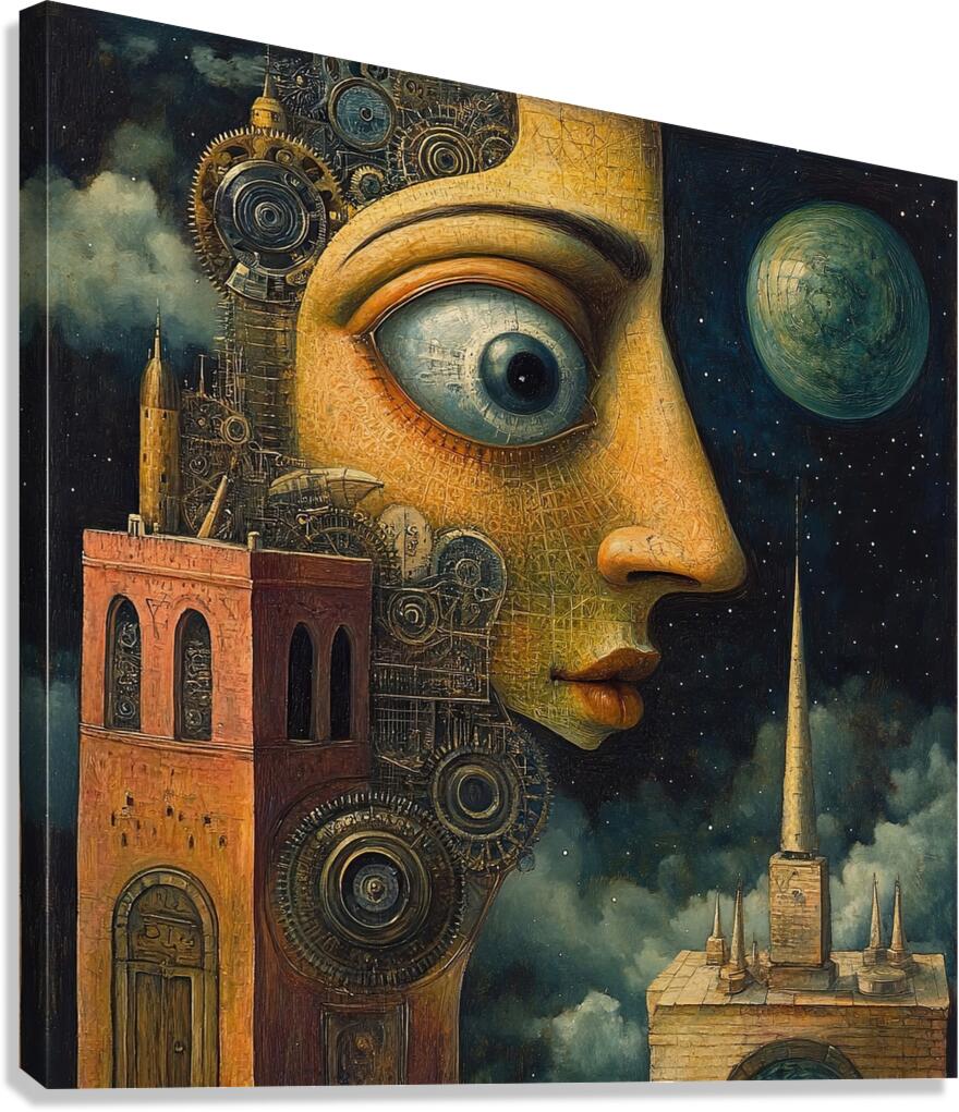 Celestial Cognition 48H9N2 62 Canvas Print