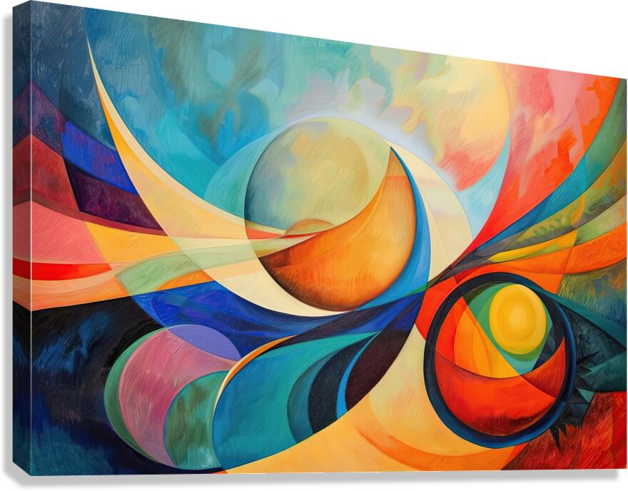 Celestial Dance Of Color Y92H7N 60 Canvas Print