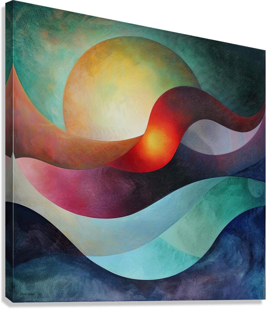 Celestial Embrace H92N3Z 57 Canvas Print