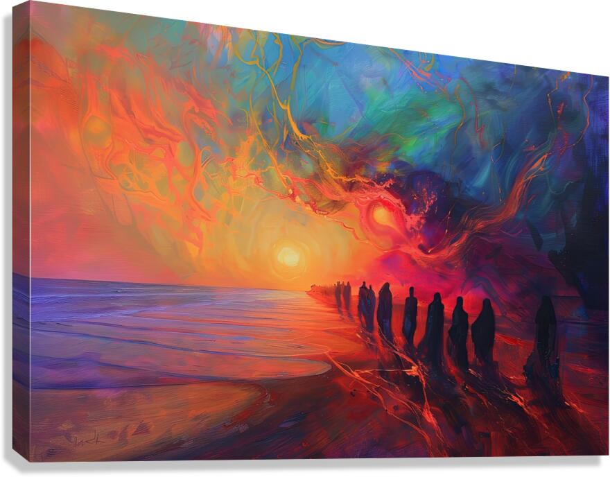 Celestial Procession H92N3Z 63 Canvas Print