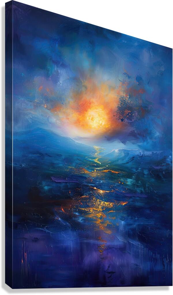 Celestial River Flows H429PN 57 Canvas Print