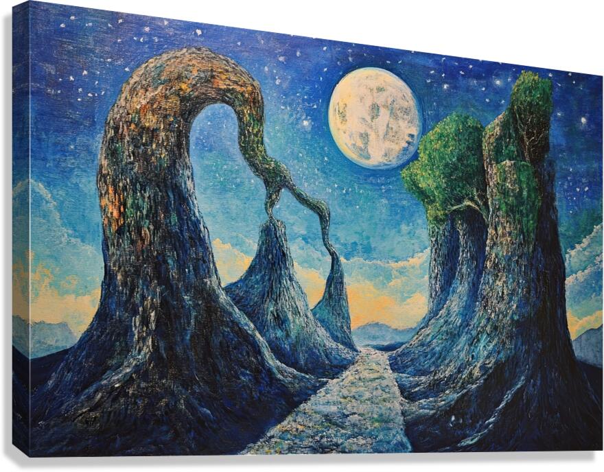 Celestial River Passage H92D3N 55 Canvas Print