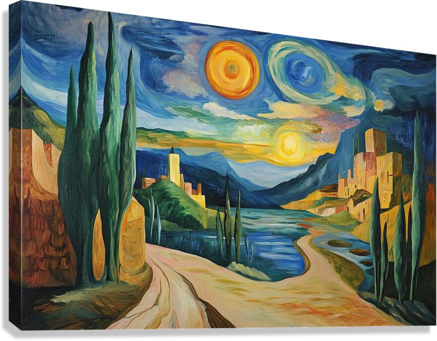 Celestial River Passage Z92HNP 60 Canvas Print