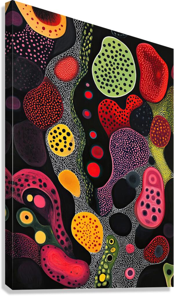 Cellular Dreams Y59H2N 55 Canvas Print