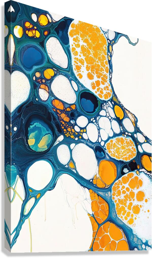 Cellular Flow 2P9H7N 60 Canvas Print