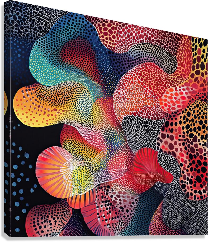 Cellular Dreams 7P9H2N 58 Canvas Print