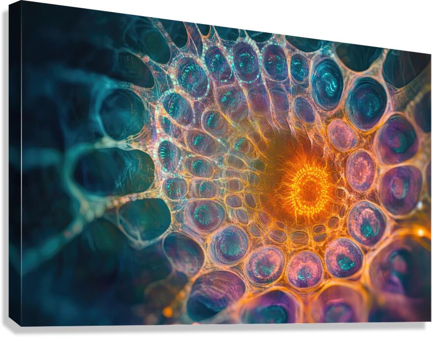Cellular Genesis H3N2D9 55 Canvas Print