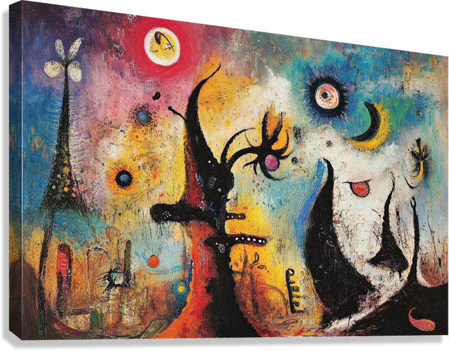 Celestial Dialogue 7P9N2H 55 Canvas Print