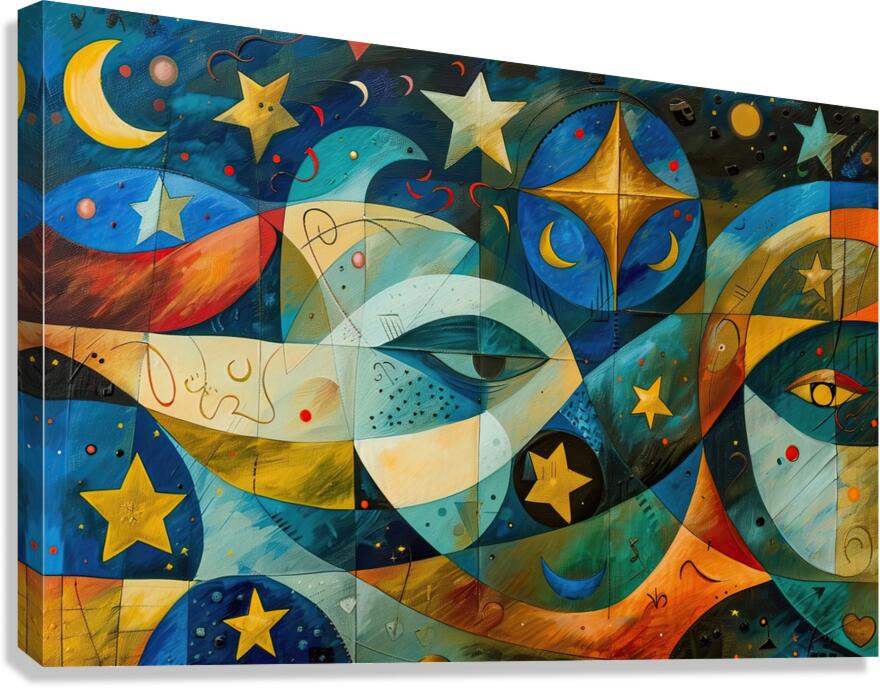 Celestial Dreamscape H9P4N2 55 Canvas Print