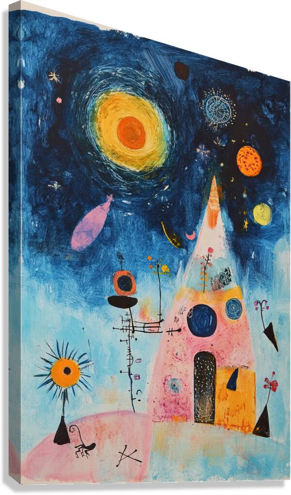 Celestial Dwelling 9P2N7H 55 Canvas Print